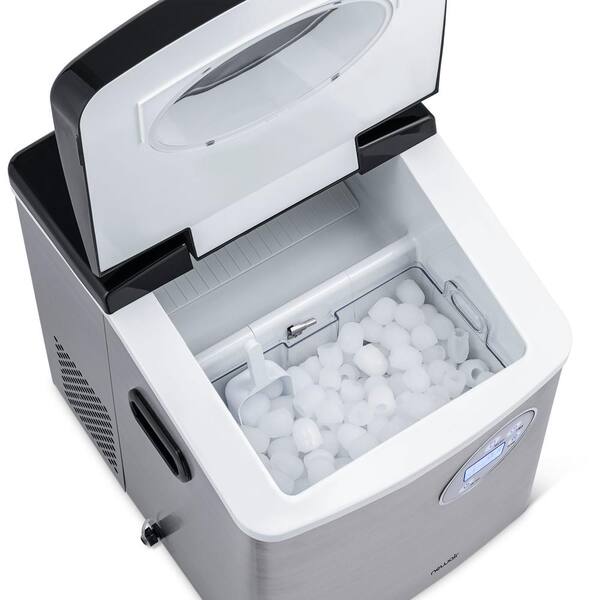 Reviews for Portable 50 lb. of Ice a Day Countertop Ice Maker BPA Free Parts with 3 Sizes and Easy to Clean - Stainless Steel | Pg 3 - Home
