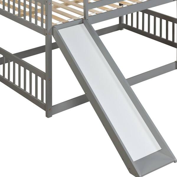 bunki HOMZENE 2 in. High Full Size Box Spring with Metal Structure