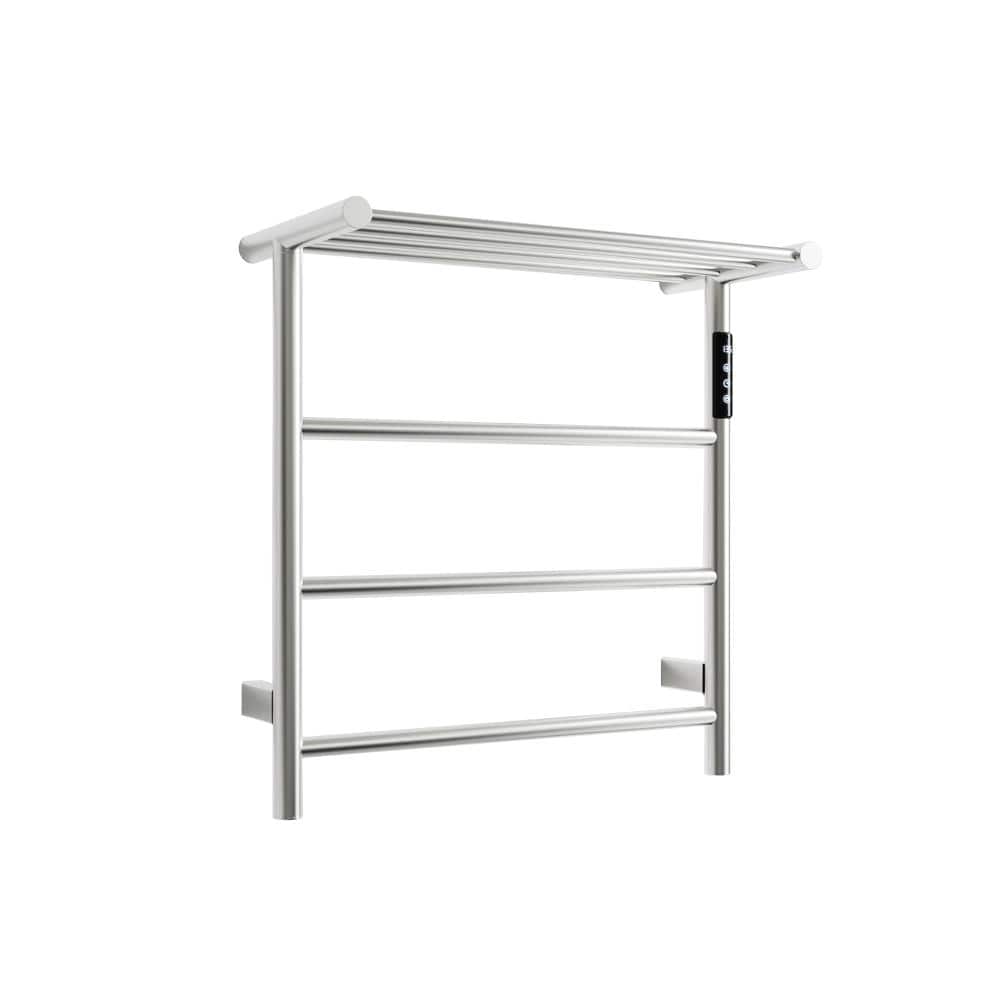 Avex 3-Bar Plug-In & Hardwire Wall Mounted Towel Warmer with Intelligent Touch Screen Timer in Brushed Nickel price history on PriceWatchPro