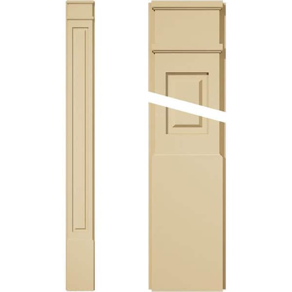 Ekena Millwork 2 in. D x 9 in. W x 90 in. L Primed Polyurethane Pilaster 1-Pack