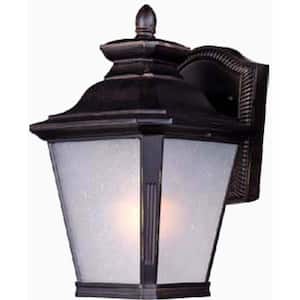 Knoxville 1-Light Bronze Integrated LED Outdoor Wall Lantern Sconce