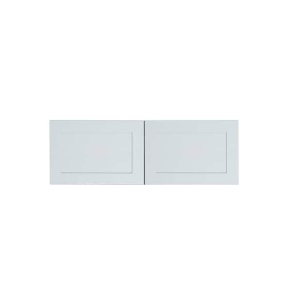 Cambridge Everest 36 in. W x 24 in. D x 12 in. H Ready to Assemble Shaker Wall Bridge Kitchen Cabinet in White