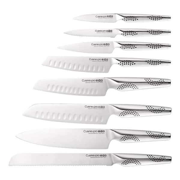 9 Pcs Stainless Steel Chefs Knife Set in Carry Case – Knife Depot Co.