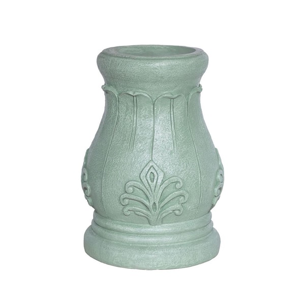 Alpine Corporation 12 in. Tall Indoor/Outdoor Roman Column Gazing Globe Display Stand