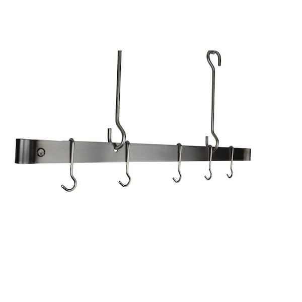 Enclume Handcrafted 36 in. Offset Hook Ceiling Bar with 6-Hooks ...