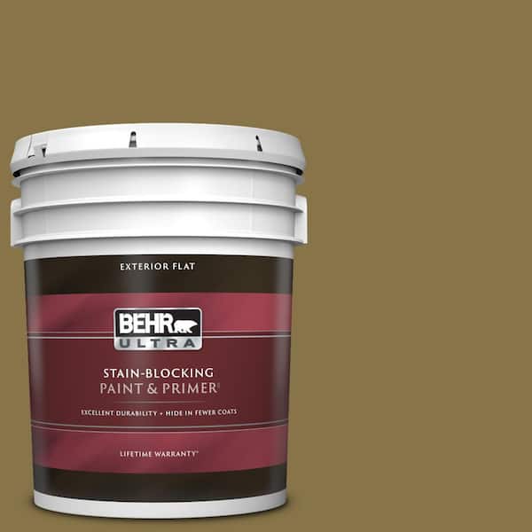 BEHR ULTRA 5 gal. #PPU6-20 Eden Prairie Flat Exterior Paint & Primer
