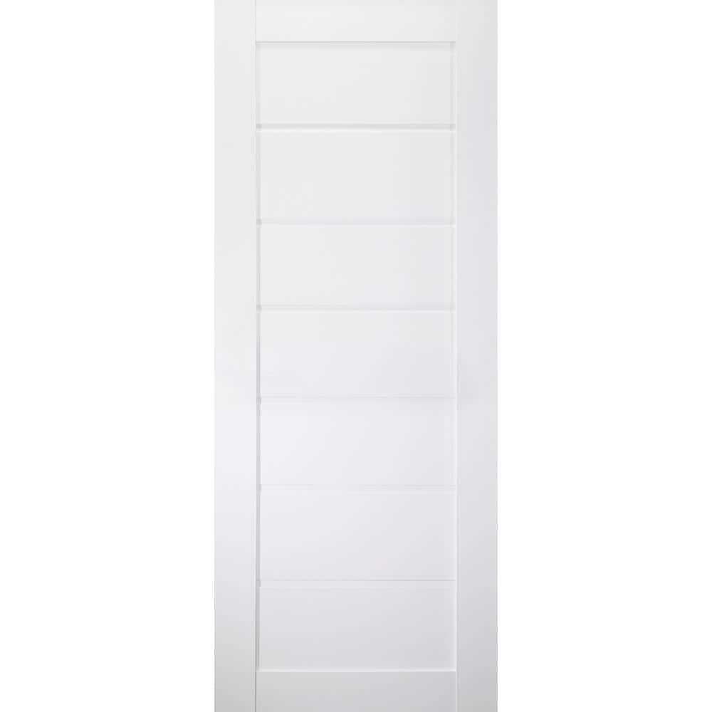 Alda 28 in. x 96 in. No Bore Bianco Noble Prefinished Composite Core Wood Interior Door Slab price history on PriceWatchPro