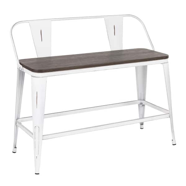 Barstool Bench 51 Off, Barstool Bench With Back