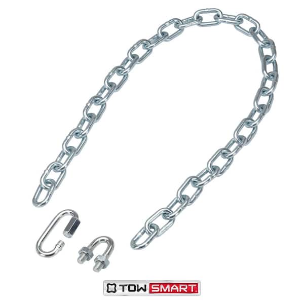 TowSmart 36 in. Towing Safety Chain with U-Bolt and Quick Link