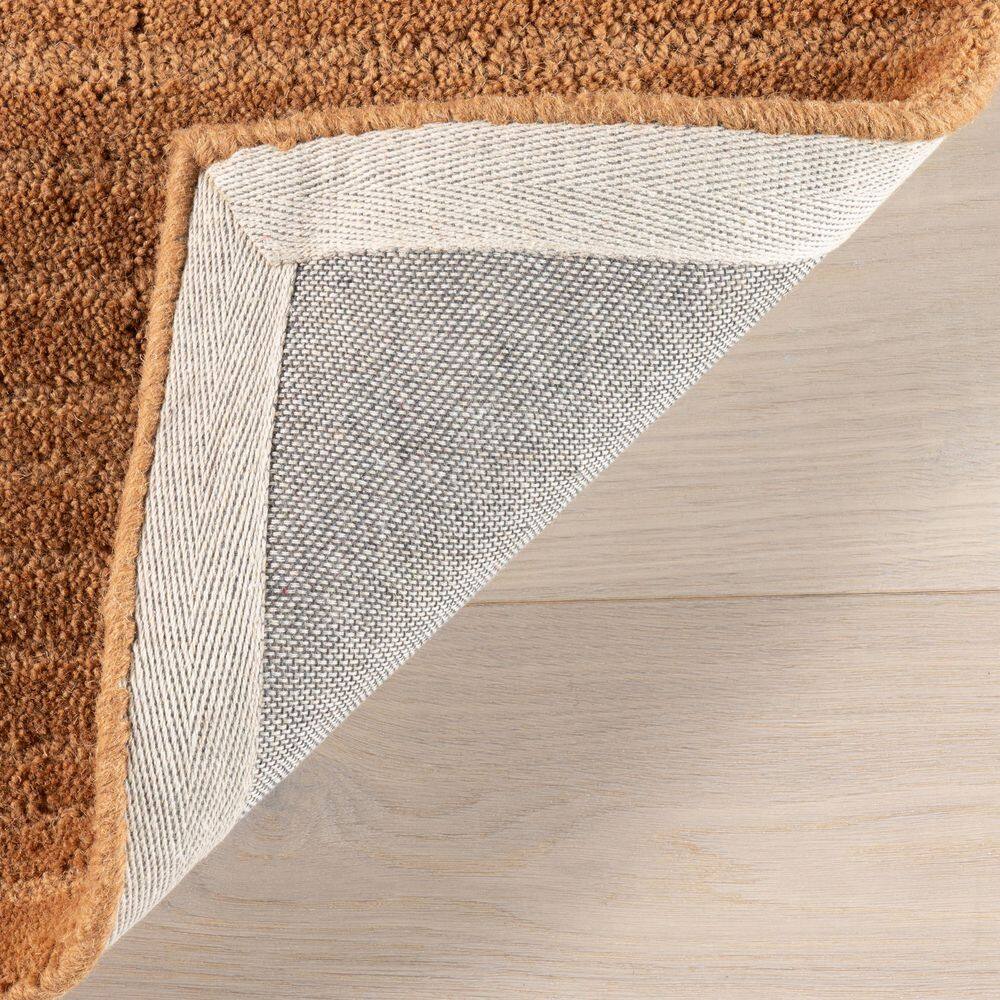 Southwest Rust Handmade Wool Striped 3' x 5' Area Rug