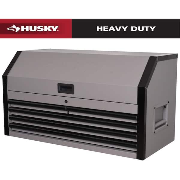 Heavy Duty 42 in. W x 20 in. D 5-Drawer Matte Gray Top Tool Chest