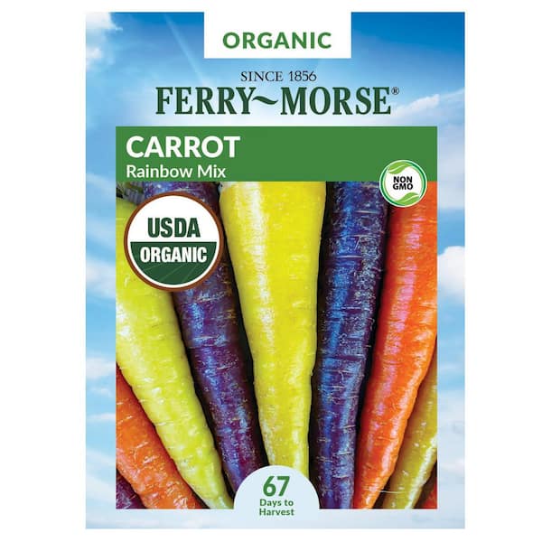 Ferry-Morse Organic Carrot Rainbow Mix Vegetable Seed