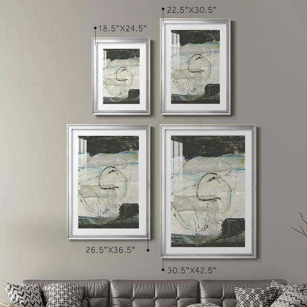 Wexford Home Continuing Energy I by Wexford Homes 2-Pieces Framed Abstract  Paper Art Print 18.5 in. x 24.5 in. PF011-S5533-R - The Home Depot