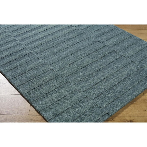 Our PNW Home Idaho Teal 8 ft. x 10 ft. Modern Area Rug