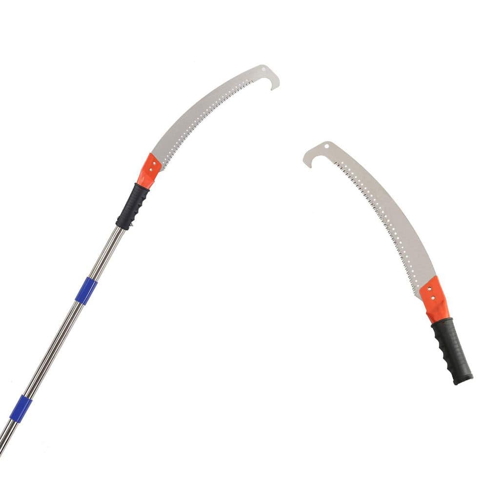 22.8 in. Stainless Steel Blade Pruning Saw for Tree Trimming, Long Reach Manual 14FT Pole Saw for Garden and Yard price history on PriceWatchPro