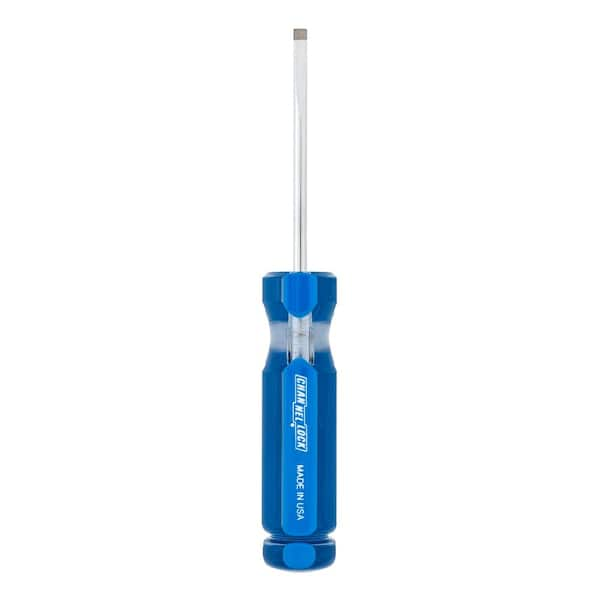 Channellock 1/8 in. Acetate Handle Slotted Screwdriver with 2-1/4 in. Shaft