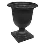 Crescendo 19 in. W x 23 in. H Round Slate Rubber Self-Watering Urn