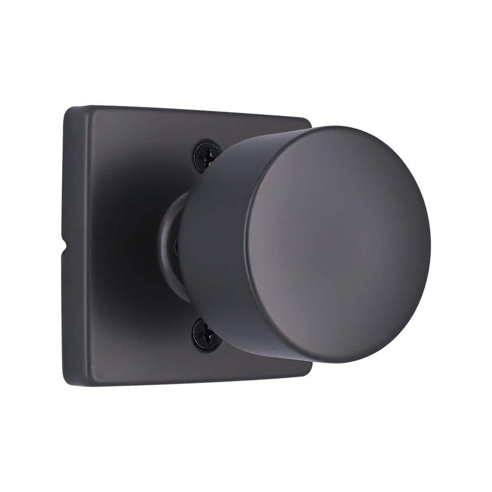 Ridgeway Gun Metal Dummy Door Knob with Square Rose