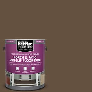 1 gal. #ECC-20-3 Hickory Grove Textured Low-Lustre Enamel Interior/Exterior Porch and Patio Anti-Slip Floor Paint