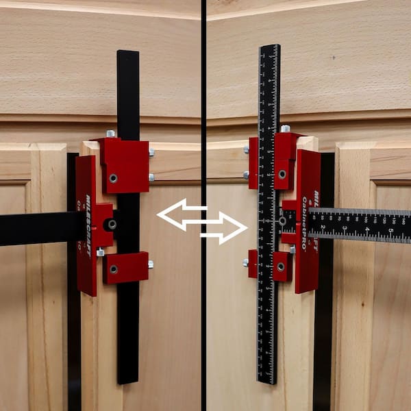 Milescraft Cabinet PRO-Cabinet Hardware Jig, Install Cabinet