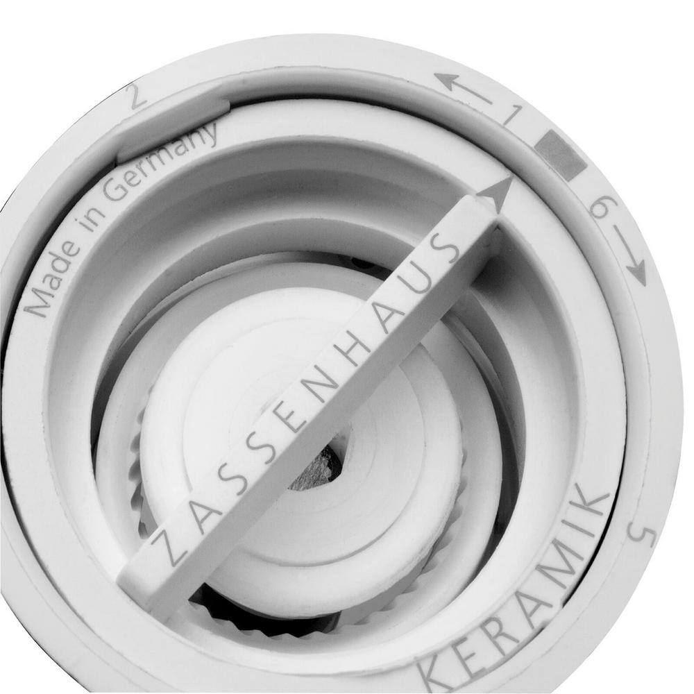 Gera Stainless Steel and Acrylic Electric Salt Mill with LED Light