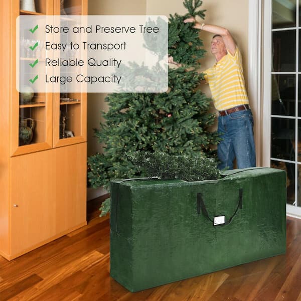 Tiny Tim Totes Premium Christmas Tree Canvas Storage Bag for Trees Up to 9  ft. Tall HWD630363 - The Home Depot