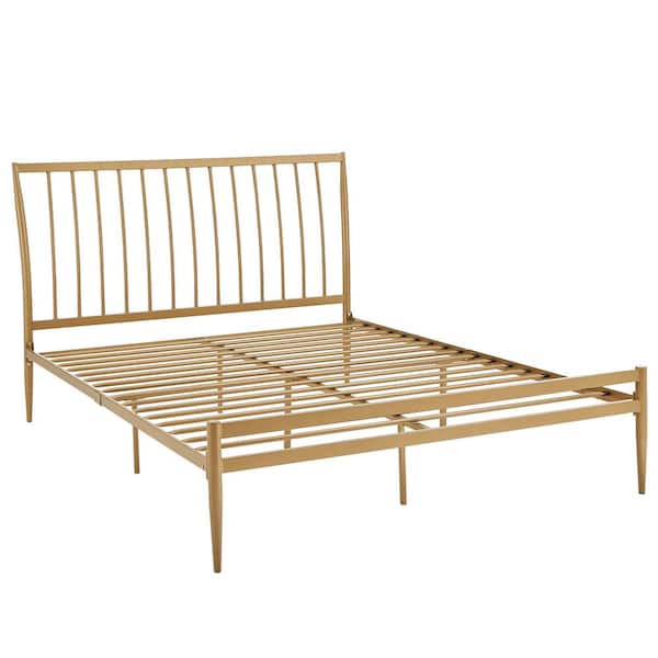 HomeSullivan Gold Queen Metal Platform Bed