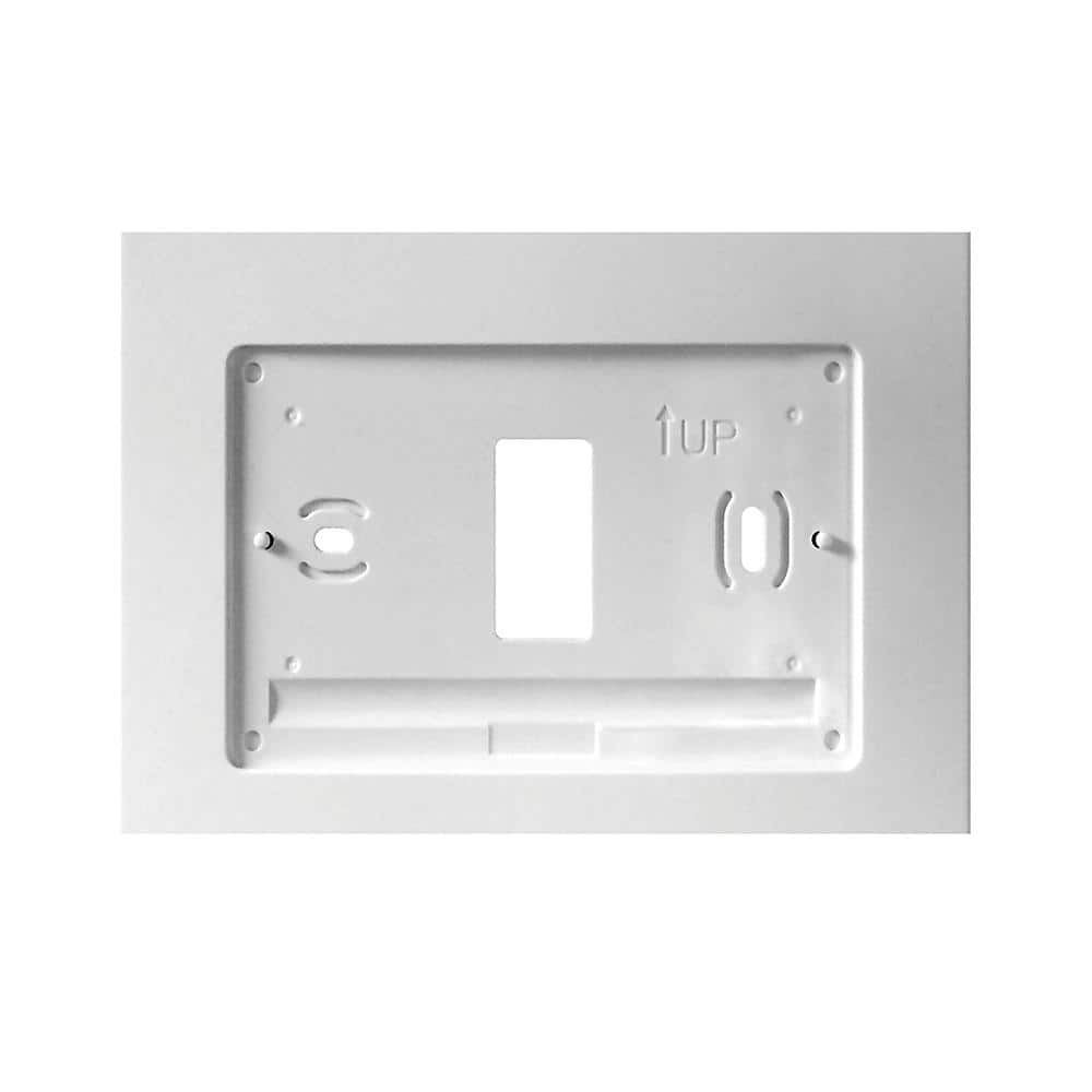 White Rectangular Wall Plate for Sensi Wi-Fi Thermostat