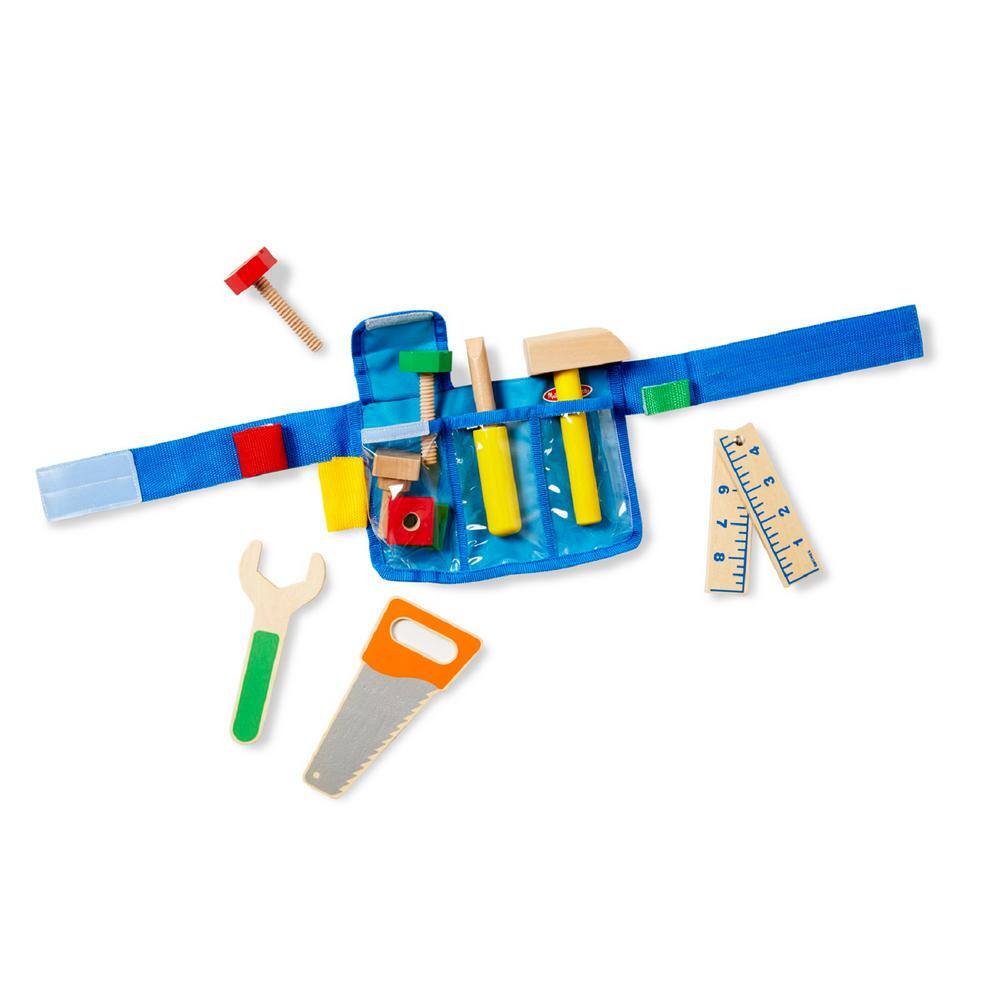 Hey! Play! Kids Pretend Play Toy Tool Belt Set HW3300118 - The Home Depot
