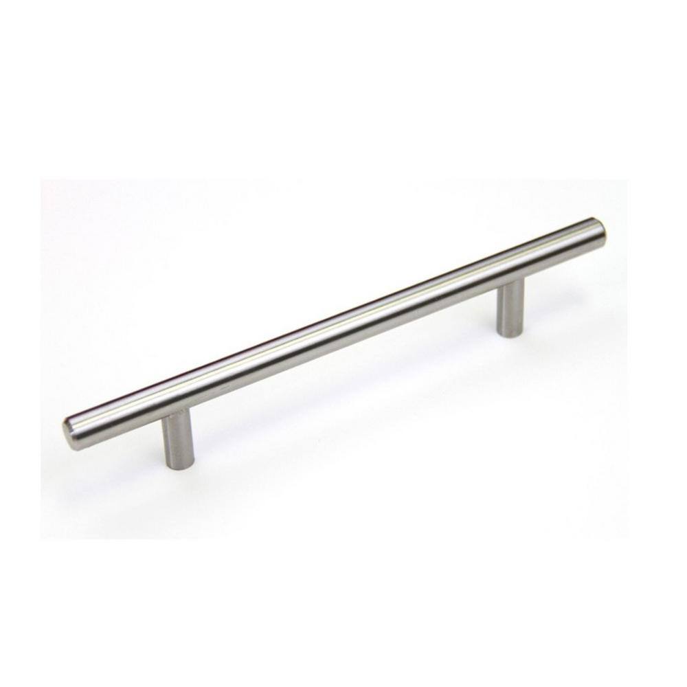 KINGSMAN 71125-6-25 Brushed Nickel Contemporary Stainless Steel Cabinet Bar Pulls-25 KINGSMAN 71125-6-25 Brushed Nickel Contemporary Stainless Steel Cabinet Bar Pulls-25