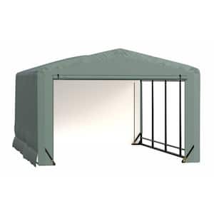 Sheltertube 12 ft. x 18 ft. x 8 ft. Storage Garage in Green