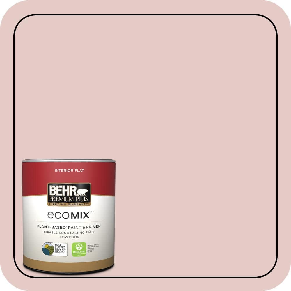 1 qt. #170E-2 Blush Beige Flat EcoMix Plant-Based Interior Paint & Primer price history on PriceWatchPro