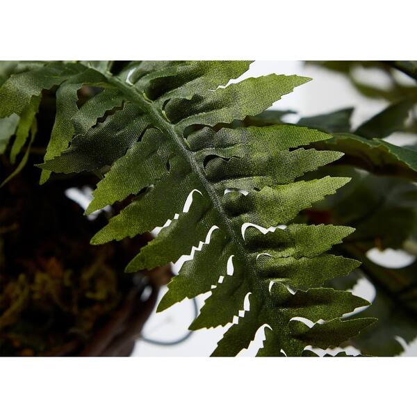 HO2NLE 2PCS Artificial Boston Ferns Shrubs Silk Fake Greenery Plants Home Garden Wedding Patio Outdoor Balcony Hanging Pot Decor HO2NLE 2PCS Artificial Boston Ferns Shrubs Silk Fake Greenery Plants Home Garden Wedding Patio Outdoor Balcony Hanging Pot Decor