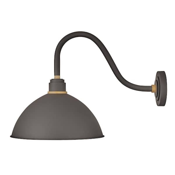 HINKLEY Foundry Medium 1-Light Museum Bronze Outdoor Wall Sconce