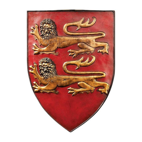 Design Toscano Grand Arms of France Wall Shield Collection- William of Normandy Shield