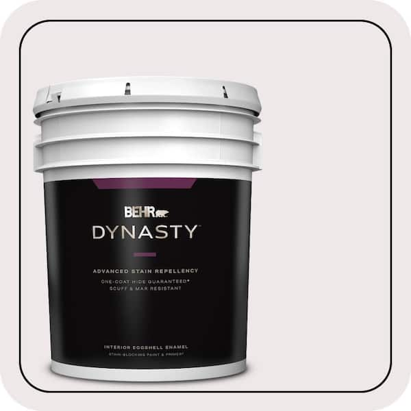 BEHR DYNASTY 5 gal. #PR-W04 Opulent Opal Eggshell Enamel Interior Stain-Blocking Paint & Primer