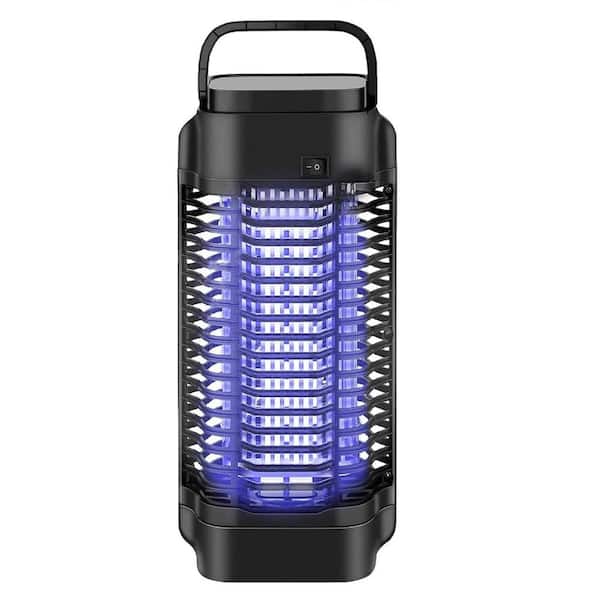 18-Watt Electronic Indoor/Outdoor Mosquito Repellent Electric Mosquito Zapper with Metal Mesh Insect Fly Trap, Black