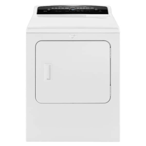 Whirlpool 7.0 cu. ft. 240-Volt High-Efficiency White Electric Vented Dryer with AccuDry and Intuitive Touch Controls