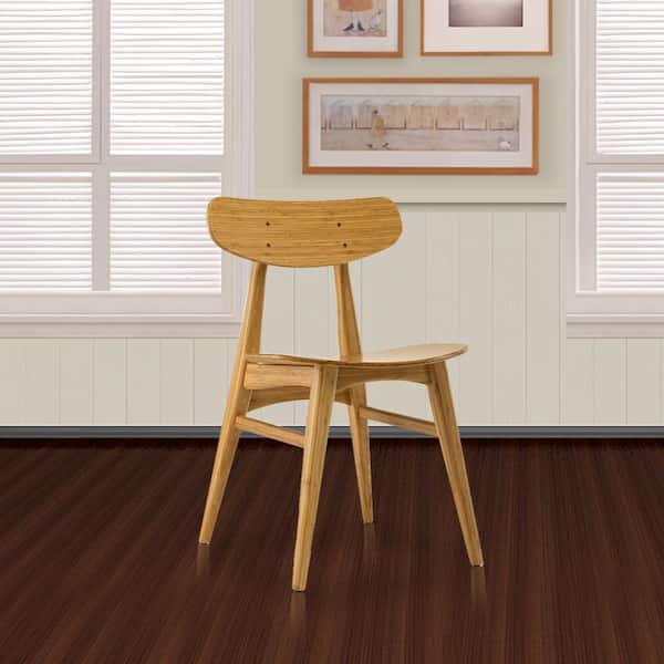 Cassia Caramelized 100% Bamboo Dining Chair (Set of 2)