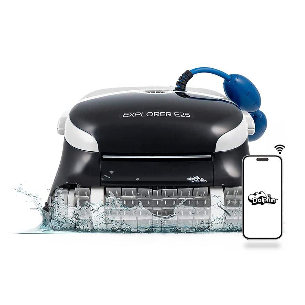 Dolphin E25 Wi-Fi Automatic Robotic Pool Vacuum Ideal for Inground