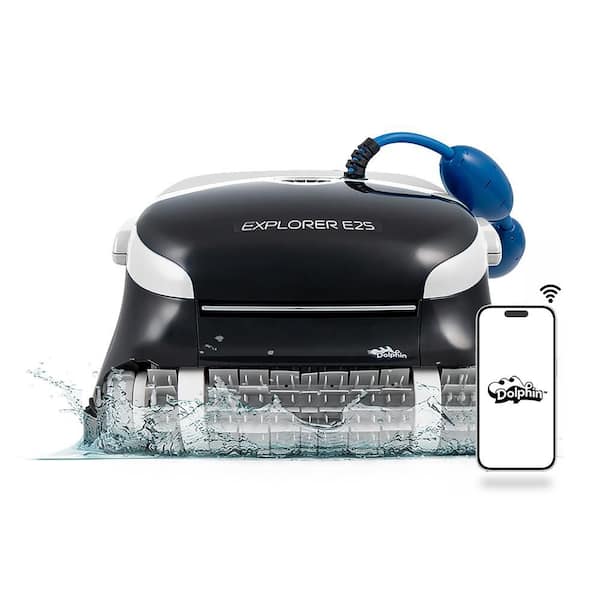 E25 Wi-Fi Automatic Robotic Pool Vacuum Ideal for Inground Pools up to 50 FT