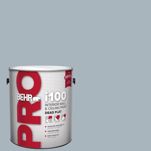 1 gal. #MQ5-23 Intercoastal Gray Dead Flat Interior Paint
