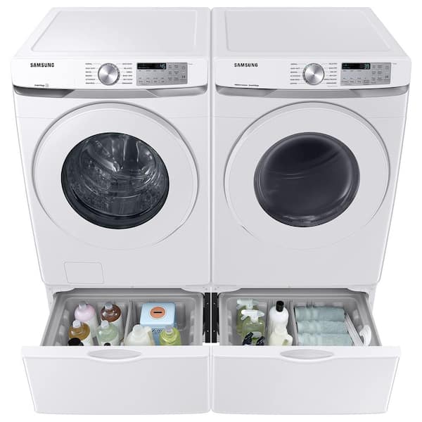 5.0 cu.ft. Smart Front Load Washer in White with Steam, UltraFresh Vent  System, and Microban Technology