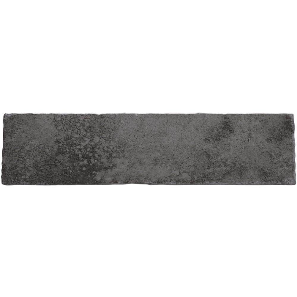 Mandalay Antracite 2.95 in. x 0.34 in. Polished Ceramic Wall Tile Sample price history on PriceWatchPro