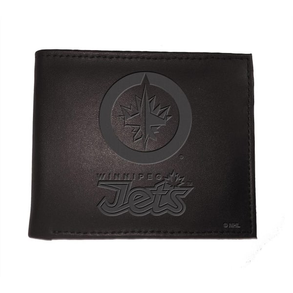 Team Sports America Winnipeg Jets NHL Leather Bi-Fold Wallet