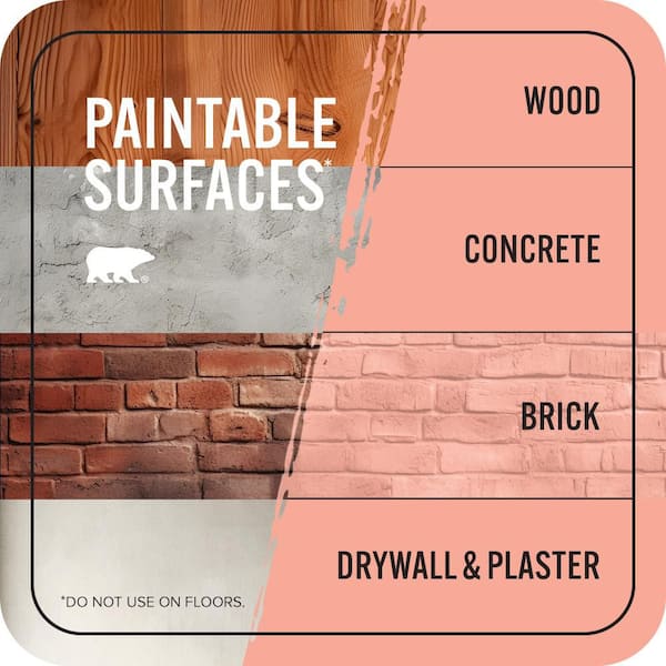 BEHR PREMIUM PLUS 1 gal. #190B-4 Duchess Rose Flat EcoMix Plant