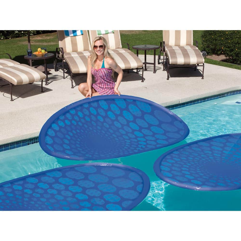 Omleiding Misbruik heelal Swim Ways 66 in. x 37 in. Oval ThermaSpring Solar Mat Pool Blanket (3-Pack)  17400-03 - The Home Depot