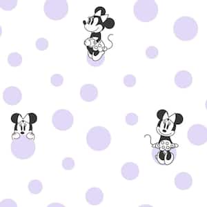 56 sq. ft. Disney Minnie Mouse Dots Wallpaper