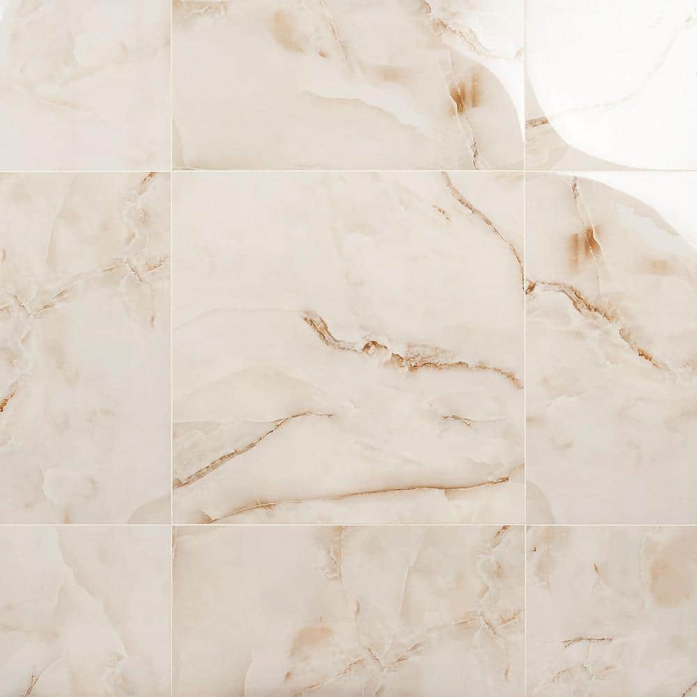 Ivy Hill Tile Selene Onyx Pearl 4 in. x 8 in. Polished Porcelain