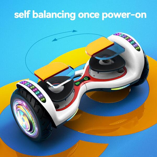 Wildaven Self Balancing Electric Hoverboard with LED Lights Long